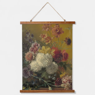 Antique Dutch Master Floral Georgius van Os 1820 Hanging Tapestry