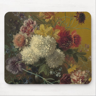 Antique Dutch Master Floral Georgius van Os 1820 Mouse Pad