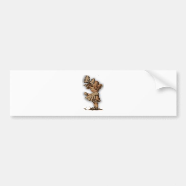 antique easter egg bumper sticker (Front)