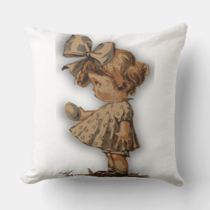 antique easter egg cushion