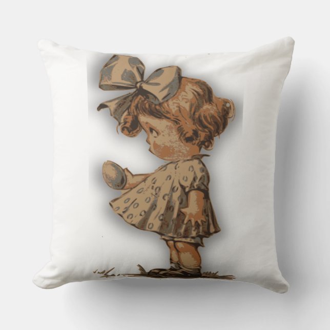 antique easter egg cushion (Front)