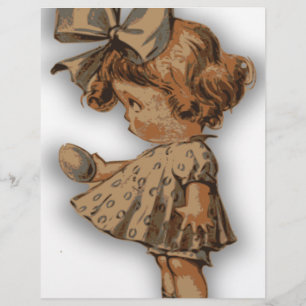 antique easter egg customised letterhead