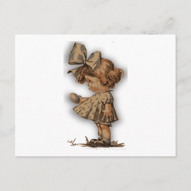 antique easter egg holiday postcard (Front)