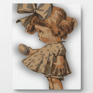 antique easter egg plaque