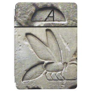 ANTIQUE EGYPTIAN HONEY BEE BEEKEEPER MONOGRAM iPad AIR COVER