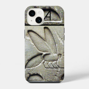 ANTIQUE EGYPTIAN HONEY BEE BEEKEEPER MONOGRAM iPhone CASE