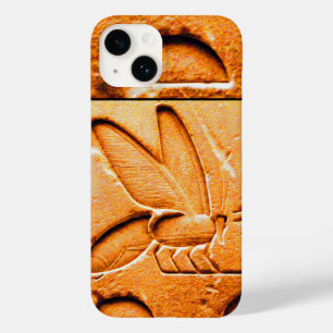 ANTIQUE EGYPTIAN HONEY BEE BEEKEEPER Orange Yellow Case-Mate iPhone 14 Case