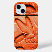 ANTIQUE EGYPTIAN HONEY BEE BEEKEEPER Red