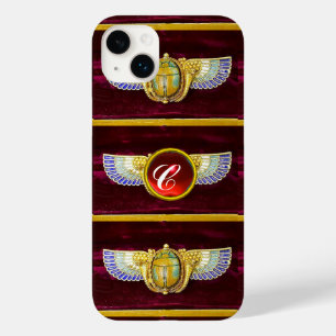 ANTIQUE EGYPTIAN WINGED SCARAB /CORNUCOPIA JEWEL Case-Mate iPhone 14 PLUS CASE