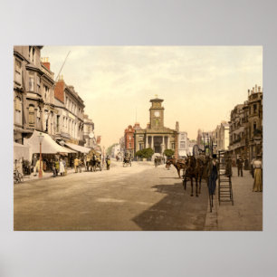 Antique England, Worthing, West Sussex U.K. Poster