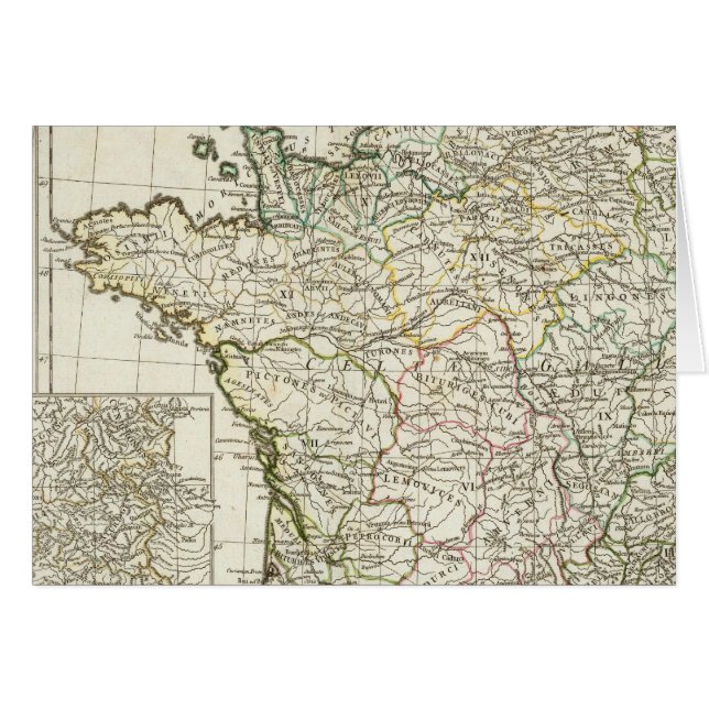 Antique European Map (Front Horizontal)