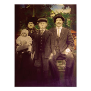 Antique Family Portrait Photo Print