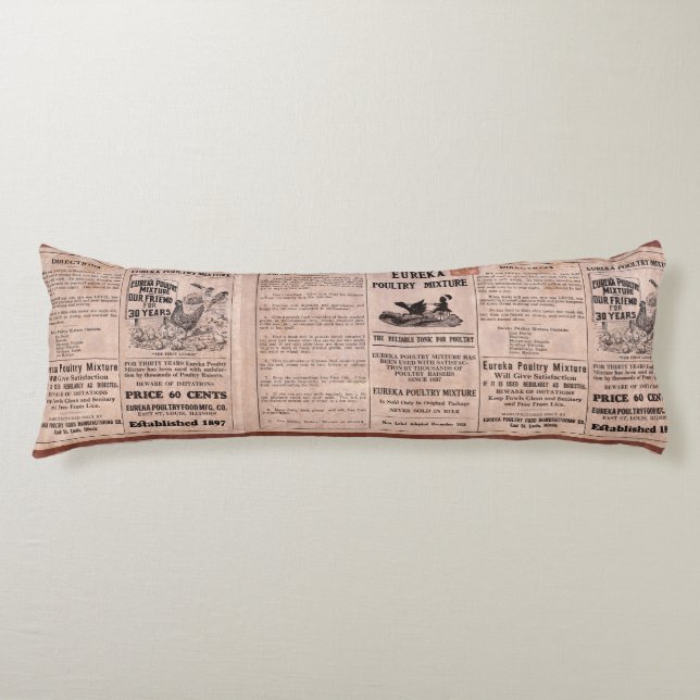 Antique Feed Canister Body Cushion (Front)