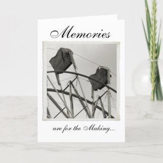 Antique Ferris Wheel Custom Greeting Cards