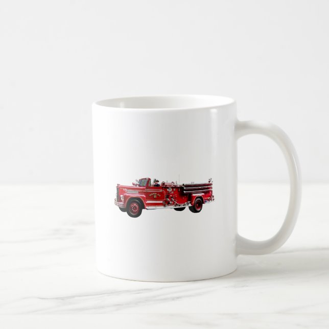 Antique Fire Engine Coffee Mug (Right)
