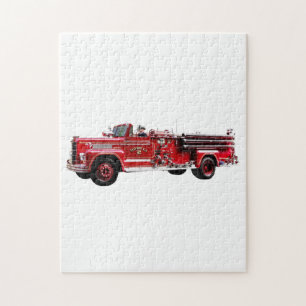 Antique Fire Engine Jigsaw Puzzle