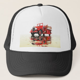 Antique Fire Engine Trucker Hat