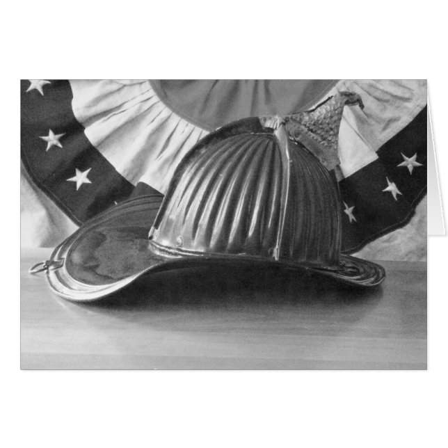 Antique fire helmet (Front Horizontal)