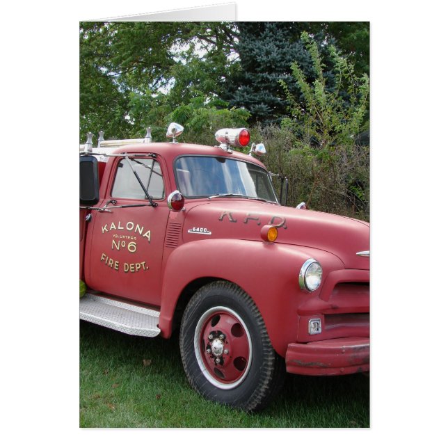 Antique Fire Truck (Front)