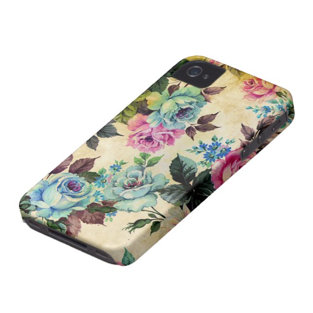 Antique Floral Case-Mate iPhone 4 Case-Mate iPhone Case (Bottom)
