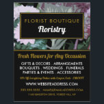 Antique Floral Design, Floristry Advertising Flyer<br><div class="desc">Antique Floral Design,  Floristry Advertising Flyer by The Business Card Store.</div>