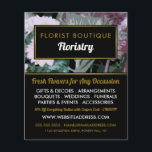 Antique Floral Design, Floristry Advertising Flyer<br><div class="desc">Antique Floral Design,  Floristry Advertising Flyer by The Business Card Store.</div>