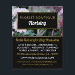 Antique Floral Design, Floristry Advertising Flyer<br><div class="desc">Antique Floral Design,  Floristry Advertising Flyer by The Business Card Store.</div>