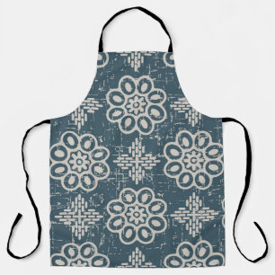 Antique Floral: Round Curve Seamless. Apron