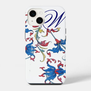 ANTIQUE FLORENTINE FLORAL MOTIFS MONOGRAM iPhone 14 CASE