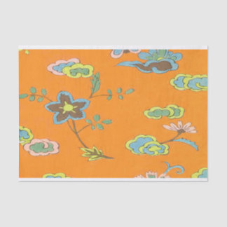 Antique Flower Design - Tissue Paper for Crafting