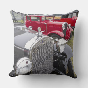 Antique Ford automobiles Cushion