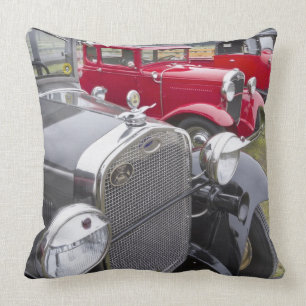 Antique Ford automobiles Cushion
