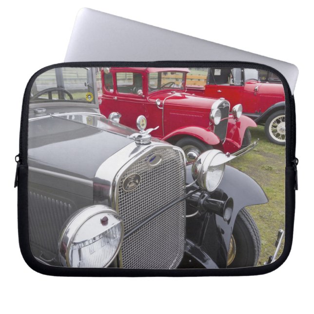 Antique Ford automobiles Laptop Sleeve (Front)