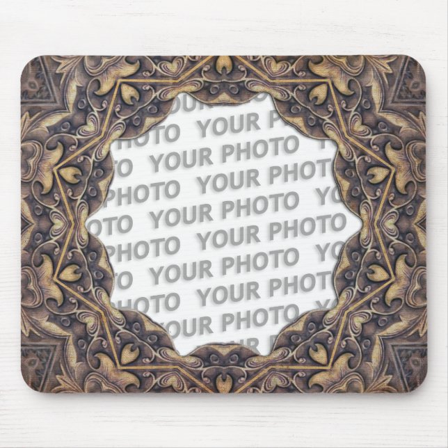 Antique Frame ARTs 2 + your photo Mouse Pad (Front)