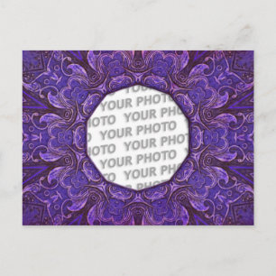 Antique Frame ARTs 3 + your photo Postcard
