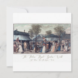 Antique French Fashion Illustration Postcard