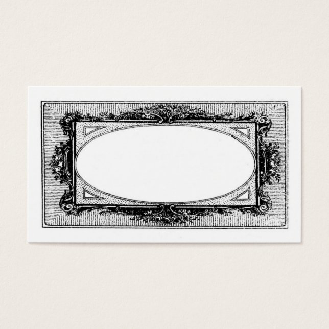 Antique French Frame Card (Front)