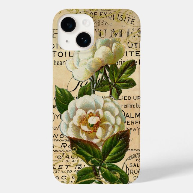 Antique French Roses Case-Mate iPhone Case (Back)