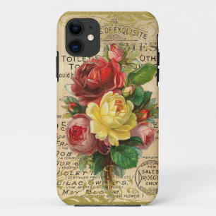 Antique French Roses iPhone 11 Case