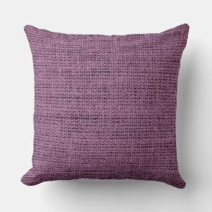 Antique fuchsia burlap linen background cushion