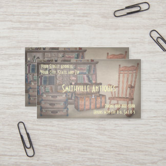 Antique Furniture Store Business Card