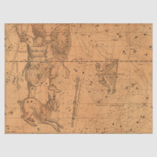 Antique Galaxy Map Series Design 10 Tissue Paper