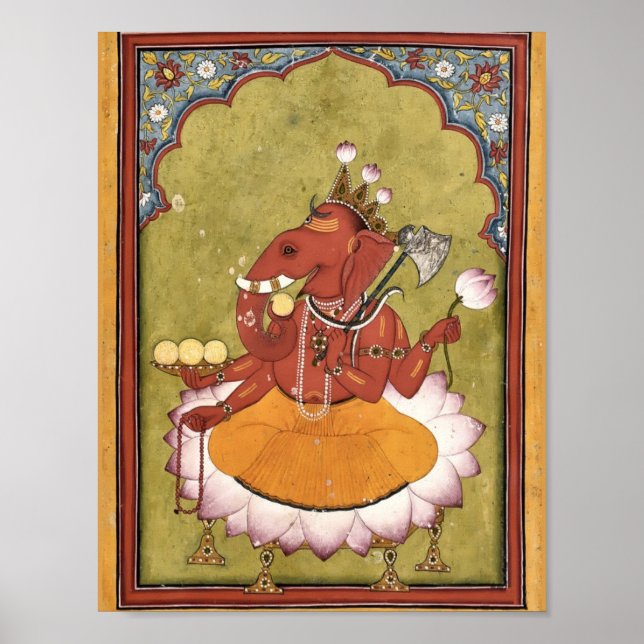 Antique Ganesh Poster (Front)