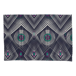 Antique Geometric Ornament, Stylish Texture. Pillowcase