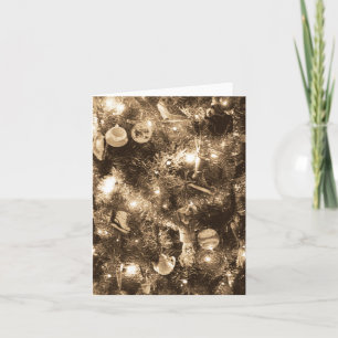 'Antique Glow' Holiday Card - Blank