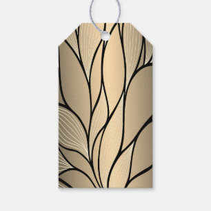 Antique Gold Creative Leave Pattern Gift Tags