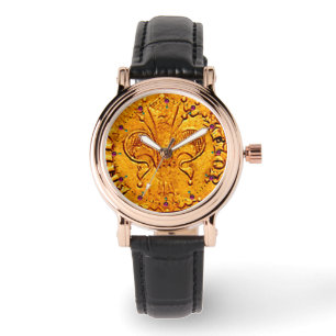 ANTIQUE GOLD FLORENTINE FORINT WATCH