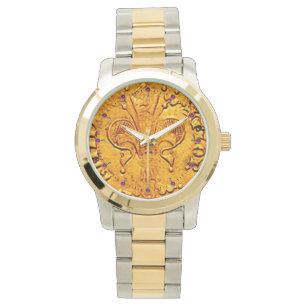 ANTIQUE GOLD FLORENTINE FORINT WATCH