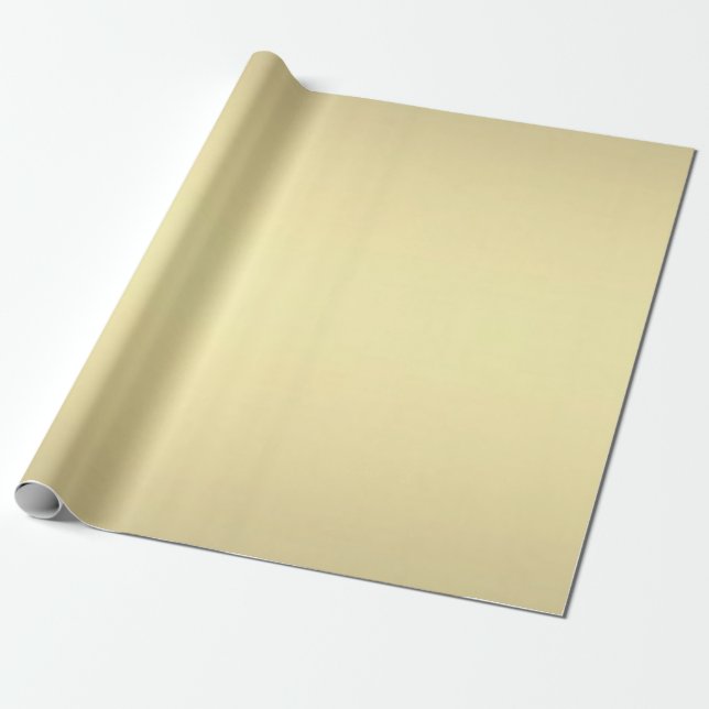 Antique Gold Glow Wrapping Paper (Unrolled)