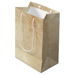 Antique Gold Medium Gift Bag